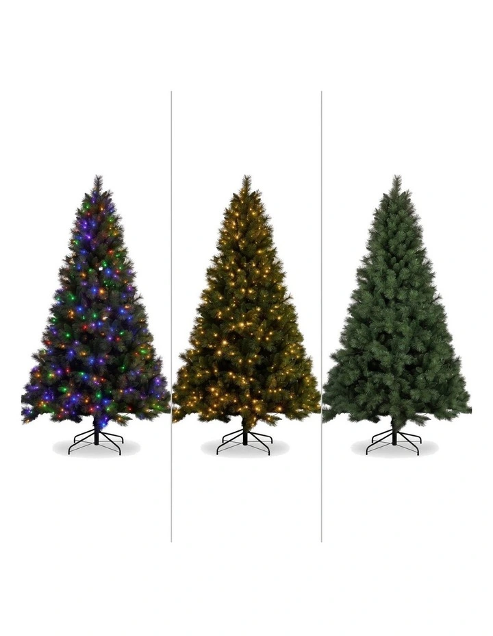 Christabelle 1.8m 6ft Grand Sierra Christmas Tree Pre Lit Multi Function LED Memory Wire image 4
