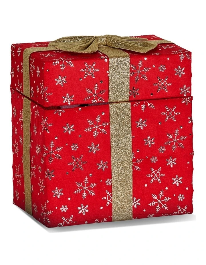 Christabelle 30cm Animated Penguin Gift Box Christmas Light Up DisplayLED Outdoor Indoor Xmas image 5