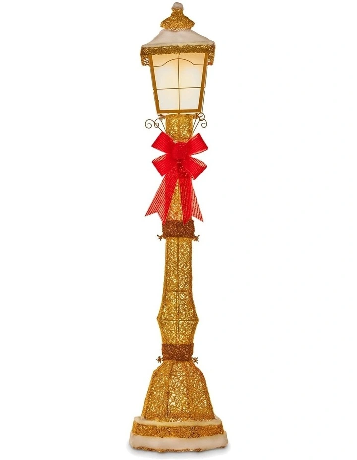 Christabelle 1.5m Festive Lamp Post Christmas Light Up Display LED Outdoor Indoor Xmas Decor image 2