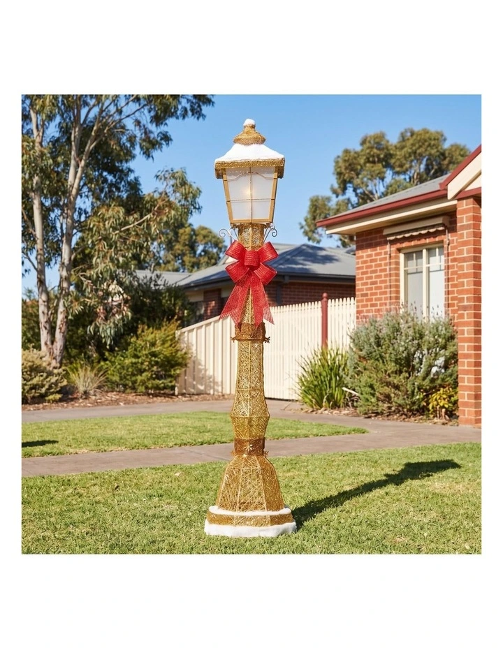 Christabelle 1.5m Festive Lamp Post Christmas Light Up Display LED Outdoor Indoor Xmas Decor image 4