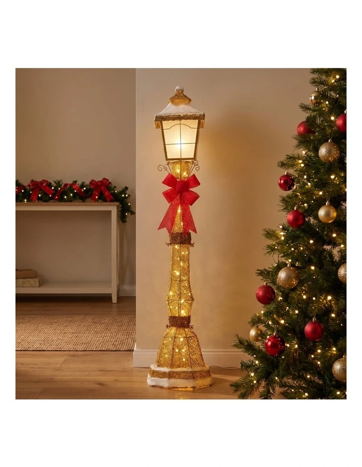 Christabelle 1.5m Festive Lamp Post Christmas Light Up Display LED Outdoor Indoor Xmas Decor image 7