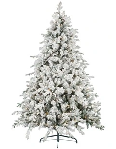 Christabelle 2.3m Snowy Dorchester Pre-Lit Christmas Tree with 1198 Tips