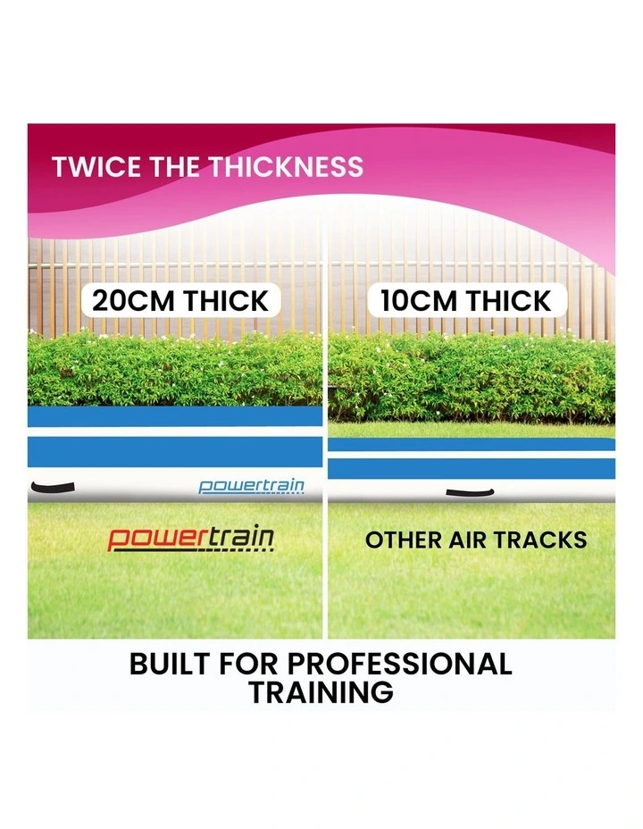 Powertrain Airtrack 20cm Thick 6m x 1m Inflatable Gymnastics Tumbling Mat Air Track image 7