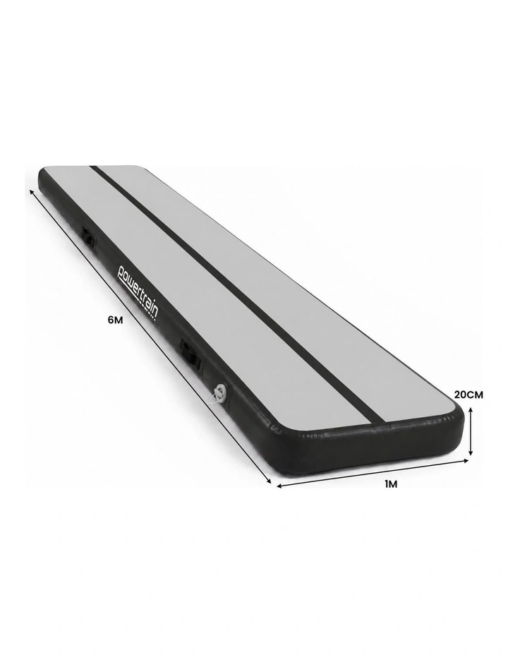 Powertrain Airtrack 20cm Thick 6m x 1m Inflatable Gymnastics Tumbling Mat Air Track image 4