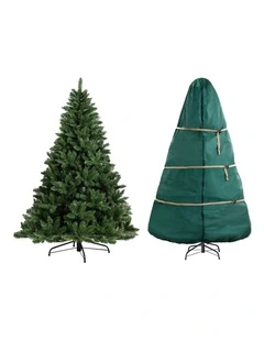 Jingle Jollys 2.7m Artificial Christmas Tree 1590 Tips with Oxford Storage Bag Green