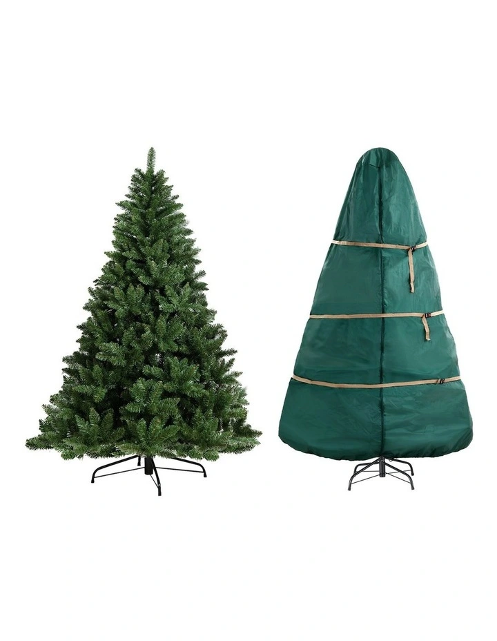 Jingle Jollys 2.7m Artificial Christmas Tree 1590 Tips with Oxford Storage Bag Green image 1