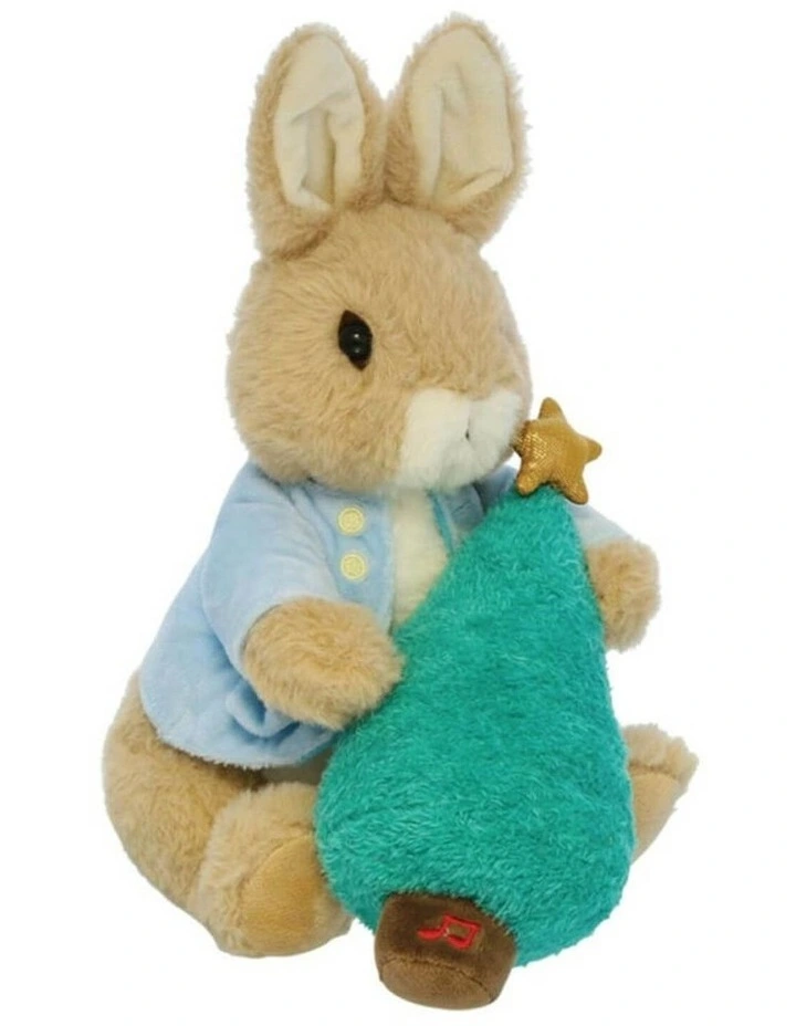 Beatrix Potter - Peter Rabbit Christmas Fun Interactive Plush 30cm - 1 year image 2