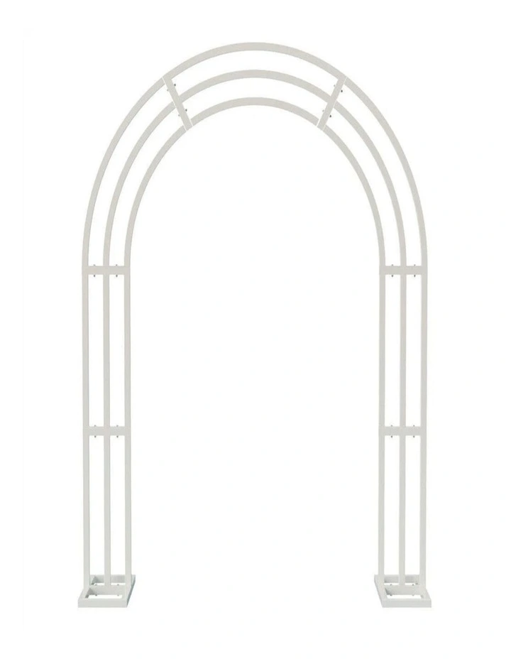 Heavy Duty Metal Garden Arch Rose Arbor For Climbing Plants Wedding Party Decor image 1
