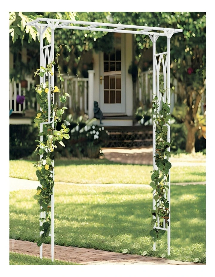 Stereoscopic Metal Garden Arch Arbor Trellis Outdoor Pergola Wedding Arch for Climbing Plants image 2