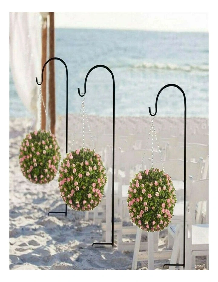 Set of 8 Anti-wind Shepherd Hooks For Garden Wedding Venue Decorations Reusable image 2
