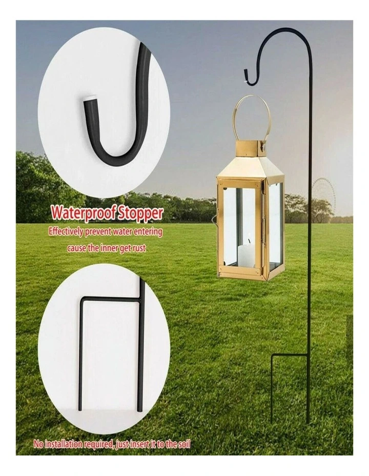 Set of 8 Anti-wind Shepherd Hooks For Garden Wedding Venue Decorations Reusable image 3