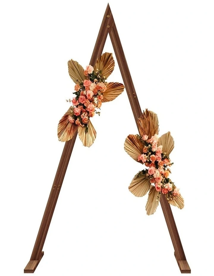 3M Jumbo Wooden Wedding Arch Gorgeous Ceremony Wedding Arbor Backdrop Stand image 1