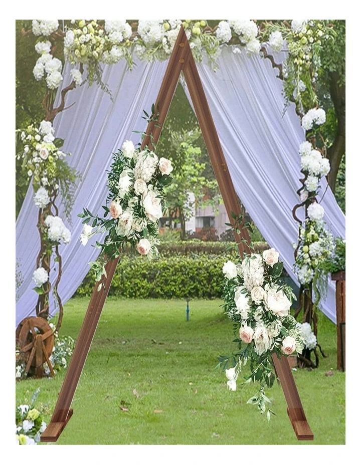 3M Jumbo Wooden Wedding Arch Gorgeous Ceremony Wedding Arbor Backdrop Stand image 3