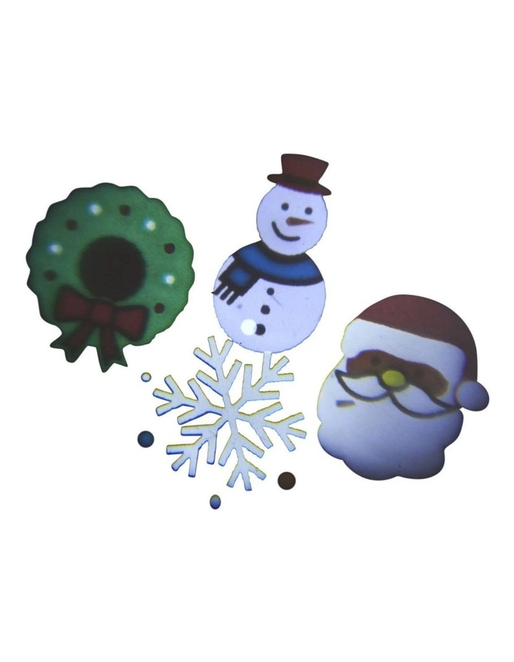 Christabelle Christmas Tree Topper Snowman with Projected Images Lights Snow and Music image 3