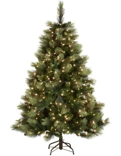 Christabelle 2.3m 7.5ft Christmas Tree with LED Lights Carolina Pine