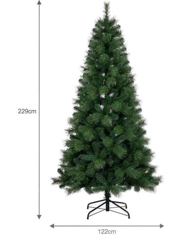 Christabelle 7.5ft 2.3m Dorset Pine Green Pre-Lit Artificial Christmas Tree, 220 Multi-Function image 6