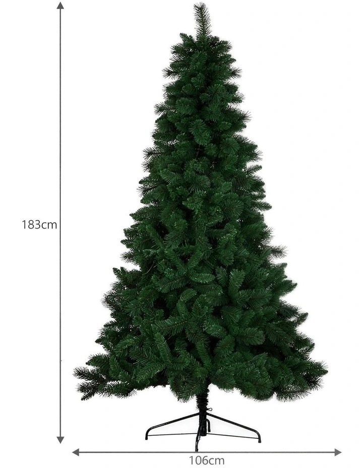 Christabelle 1.8m 6ft Pre-Lit Green Artificial Christmas Tree Dorset Pine 160 Multi-Function LEDs image 6