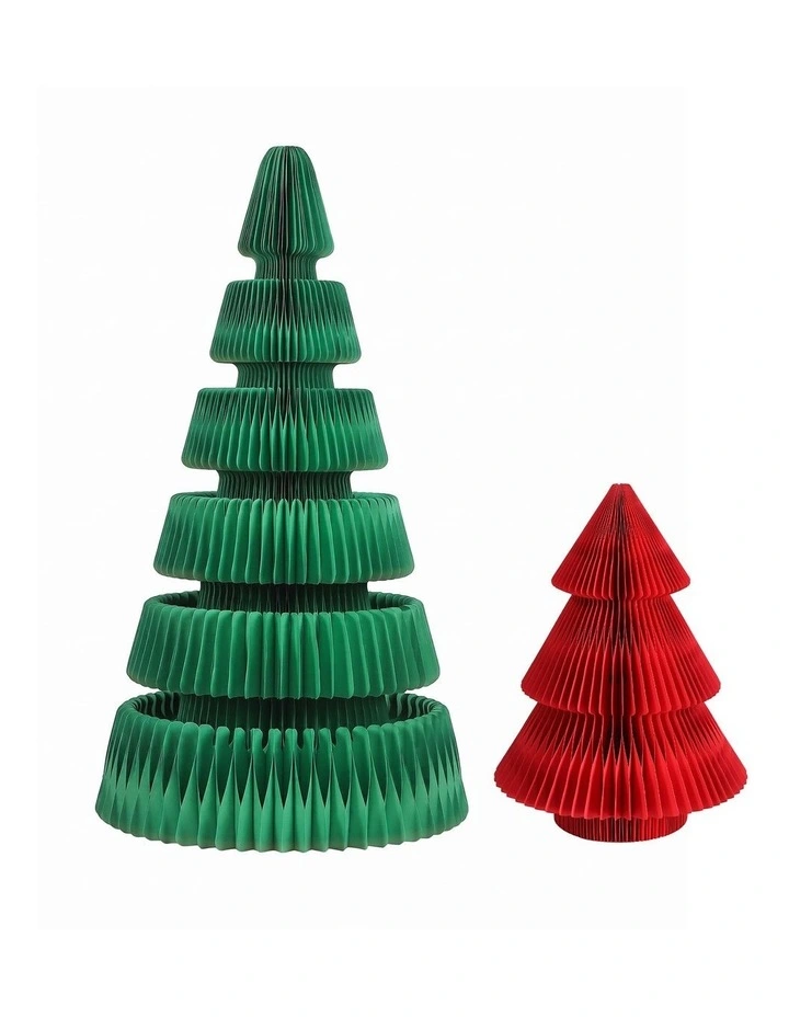 Jingle Jollys 47cm&111cm Christmas Tree Decoration Foldable Xmas Paper Tree image 3