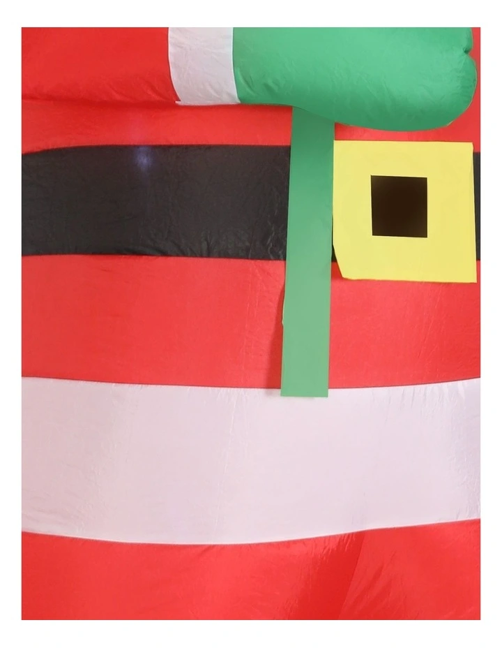 Santaco 2.4m Inflatable Christmas Santa Clauss LED Light Xmas Gift Outdoor Decor image 5
