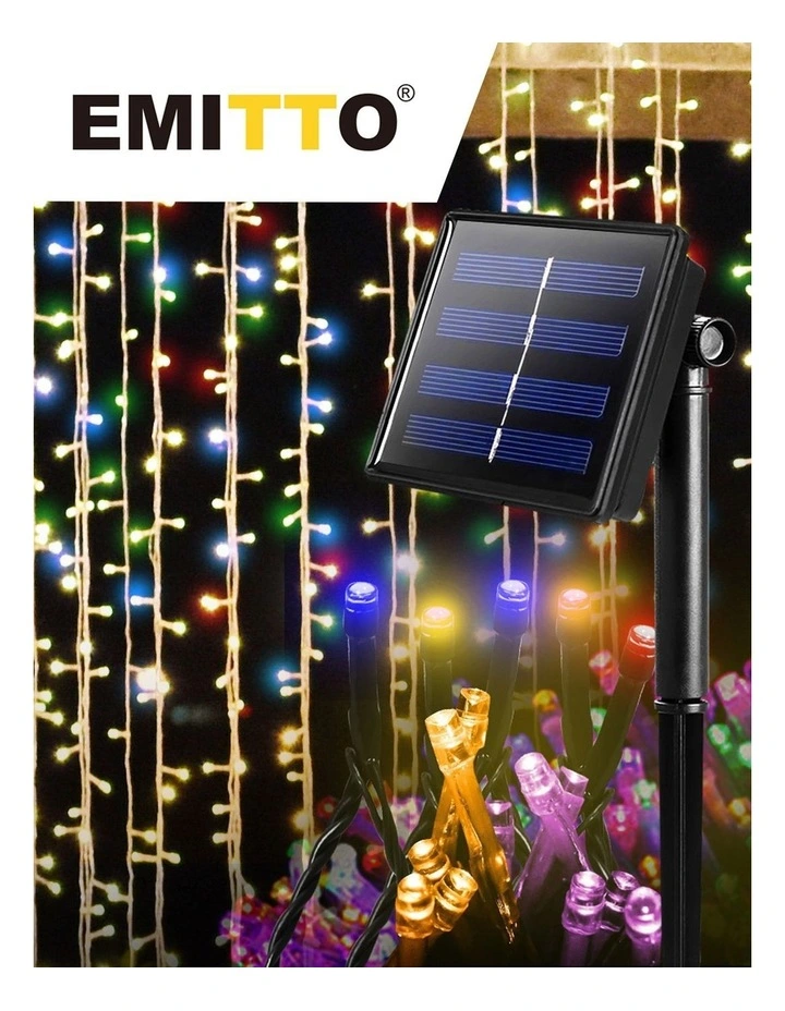 30m 300LED String Solar Powered Fairy Lights Garden Christmas Decor Multi Colour image 7