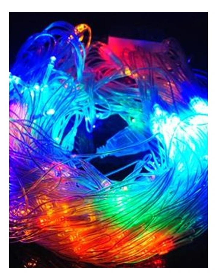 320LED Fairy Lights Net Mesh Curtain Wedding Party XmAS Tree Decor Multi Colour image 4