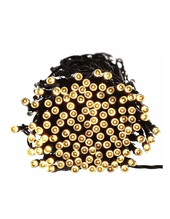52m 500LED String Solar Powered Fairy Lights Garden Christmas Decor Warm White image 1