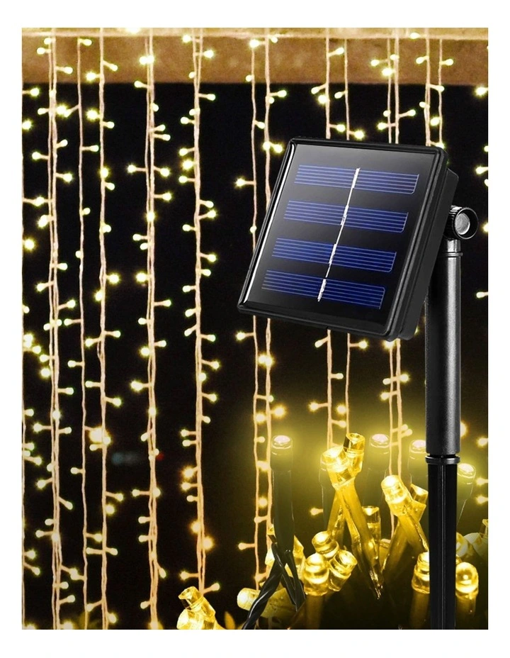 52m 500LED String Solar Powered Fairy Lights Garden Christmas Decor Warm White image 7