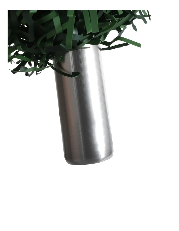 Santaco 1.5m Christmas Tree Pencil Slim Green Decor Indoor Outdoor Metal Stand image 5