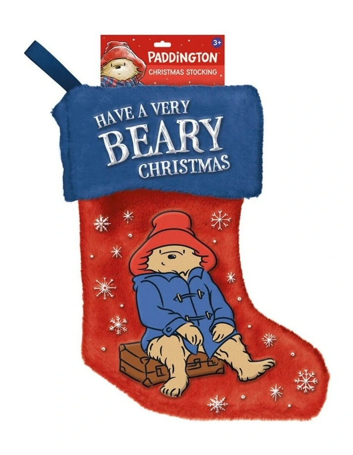 Paddington Bear - Christmas Stocking - Decoration - 3 years  image 1