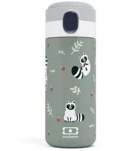 Monbento Mb Pop Insulated Bottle - Raccoon