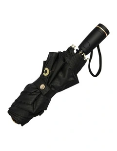 Pocket Umbrella Double B in Black