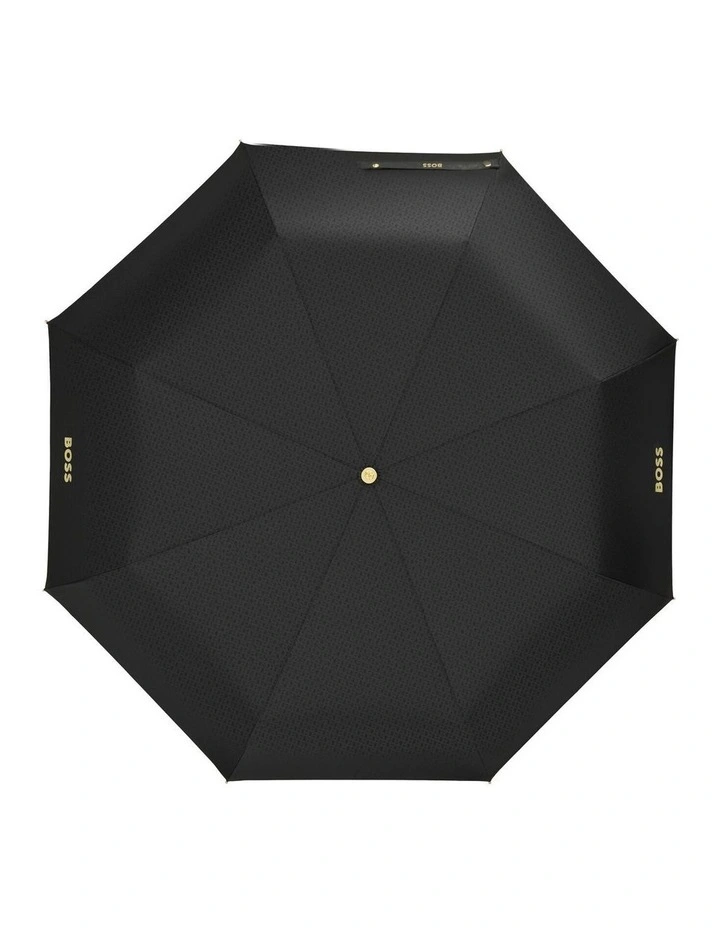 Pocket Umbrella Double B in Black image 4