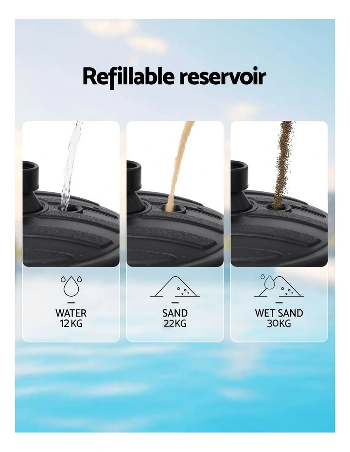 Outdoor Umbrella Base Weight in Black image 6