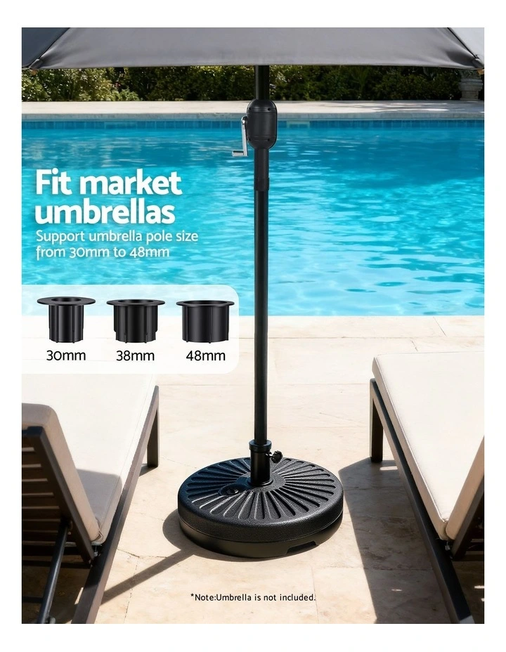 Outdoor Umbrella Base Weight in Black image 5