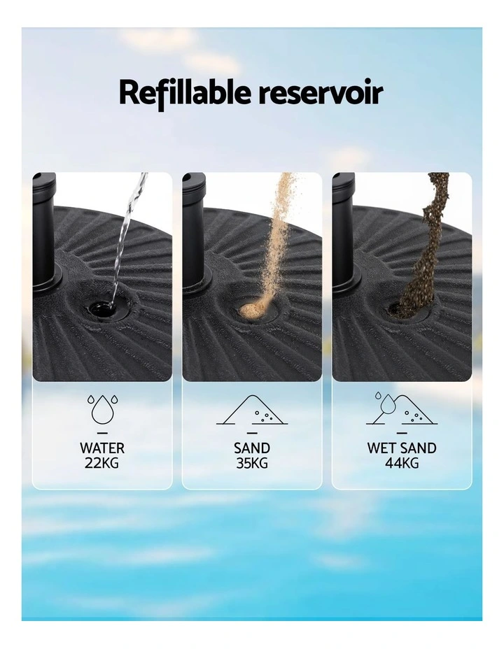Outdoor Umbrella Base Weight in Black image 6