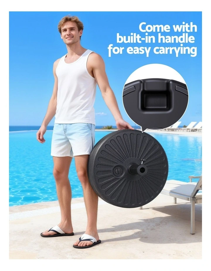 Outdoor Umbrella Base Weight in Black image 7