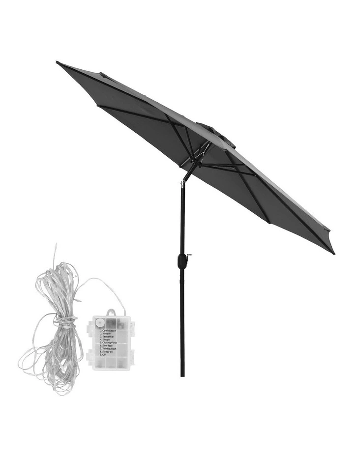 Outdoor Umbrella 2.9m in Grey image 2