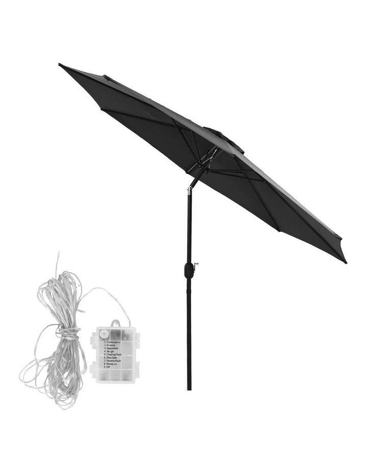 Outdoor Umbrella 2.9m in Black image 2
