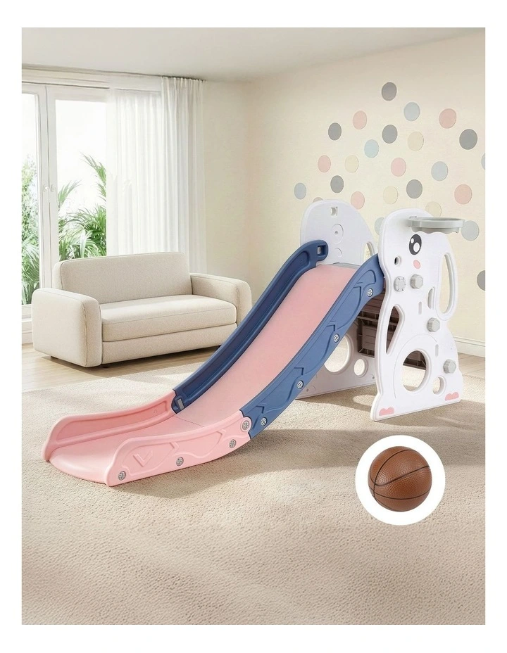 Kids Slide And Basketball Hoop Ring Set image 3