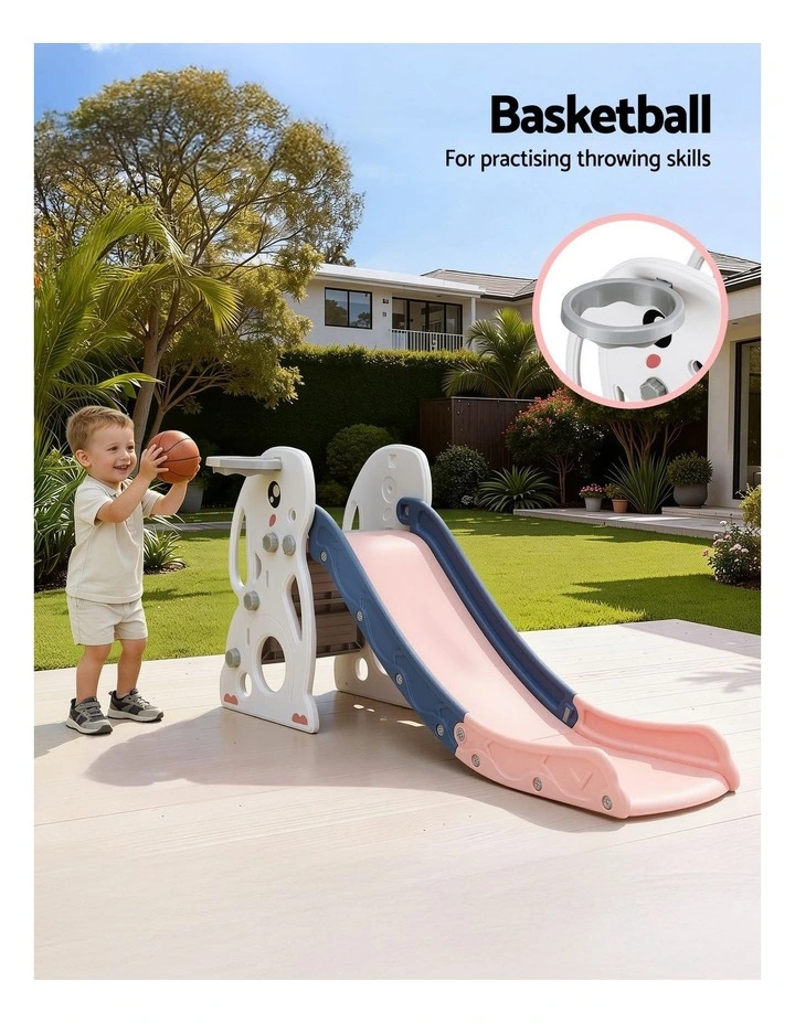 Kids Slide And Basketball Hoop Ring Set image 6