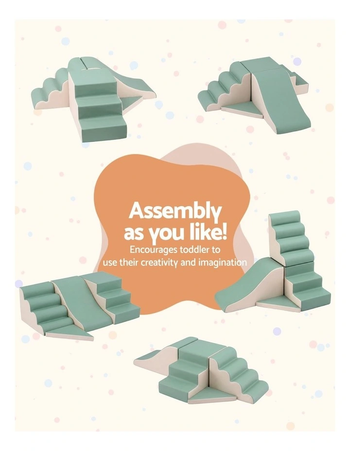 Kids Climbing Blocks Foam Toddler Playset 4 Piece image 6