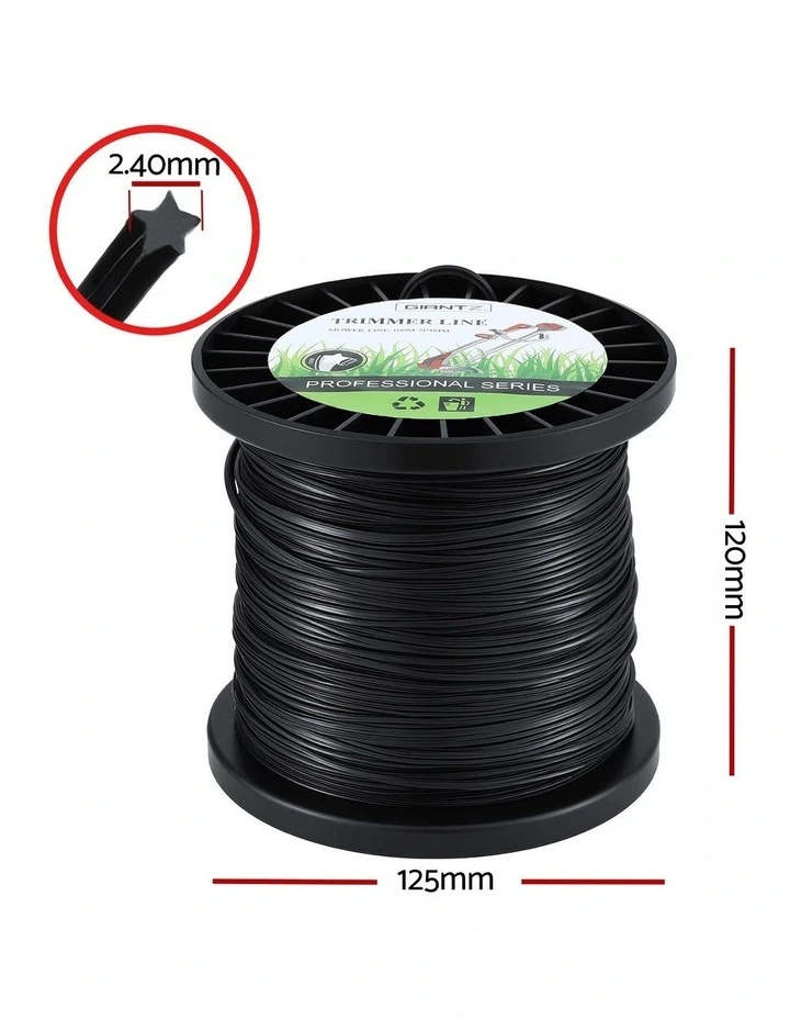 Whipper Snipper Trimmer Line 2.4mm in Black image 3