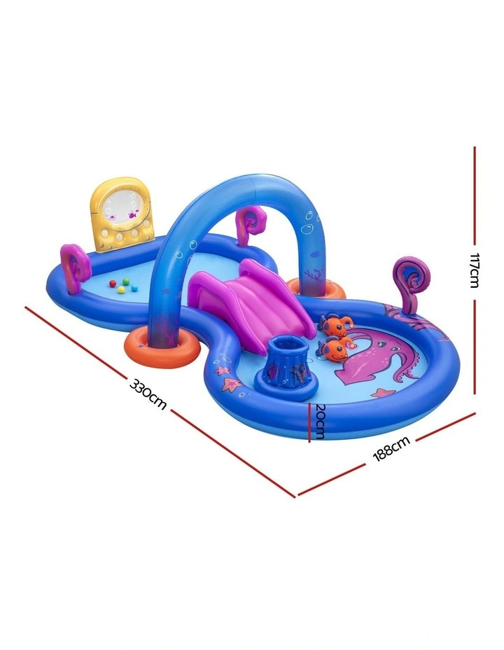 Inflatable Play Splash Pool in Multi image 4