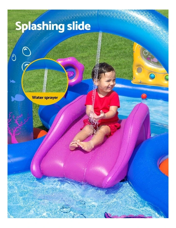 Inflatable Play Splash Pool in Multi image 5