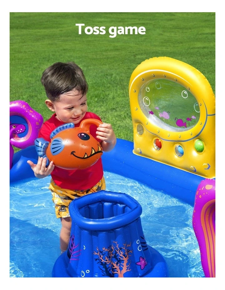 Inflatable Play Splash Pool in Multi image 6