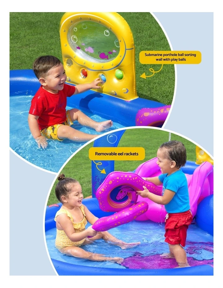 Inflatable Play Splash Pool in Multi image 7