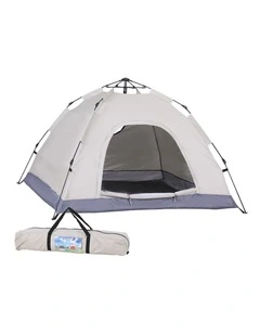 Instant Pop Up Camping Tent 2 Person in Beige