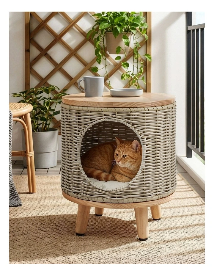 Coffee Side Table in Beige image 3