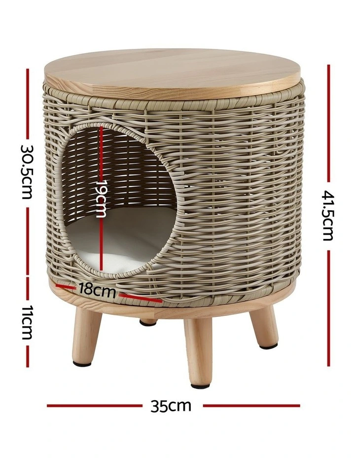 Coffee Side Table in Beige image 4