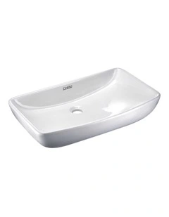 Bathroom Basin Ceramic Vanity Sink 60x38cm in White